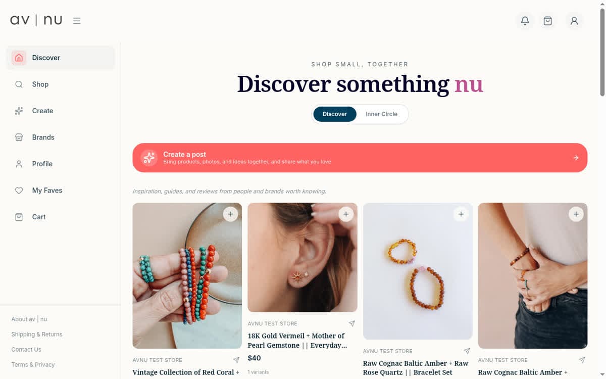 avnu-marketplace screenshot